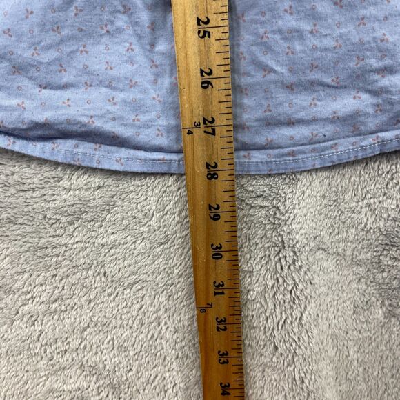 Rip Curl Shirt Mens Medium Blue All Over Print Button Up - Picture 10 of 12